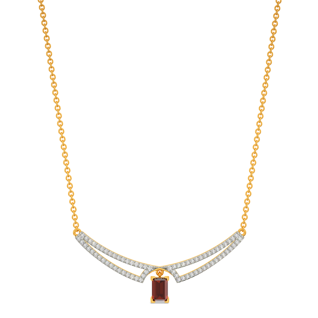 Red Fair Diamond Necklaces