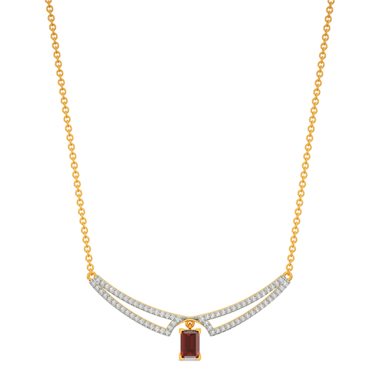 Red Fair Diamond Necklaces