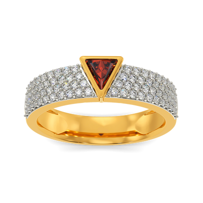 Bawse Red Diamond Rings