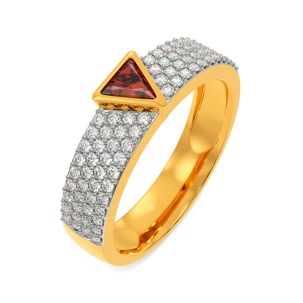 Bawse Red Diamond Rings