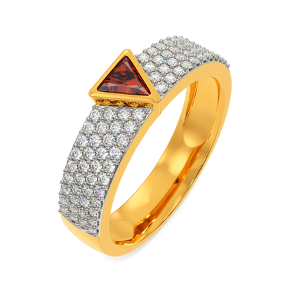 Bawse Red Diamond Rings