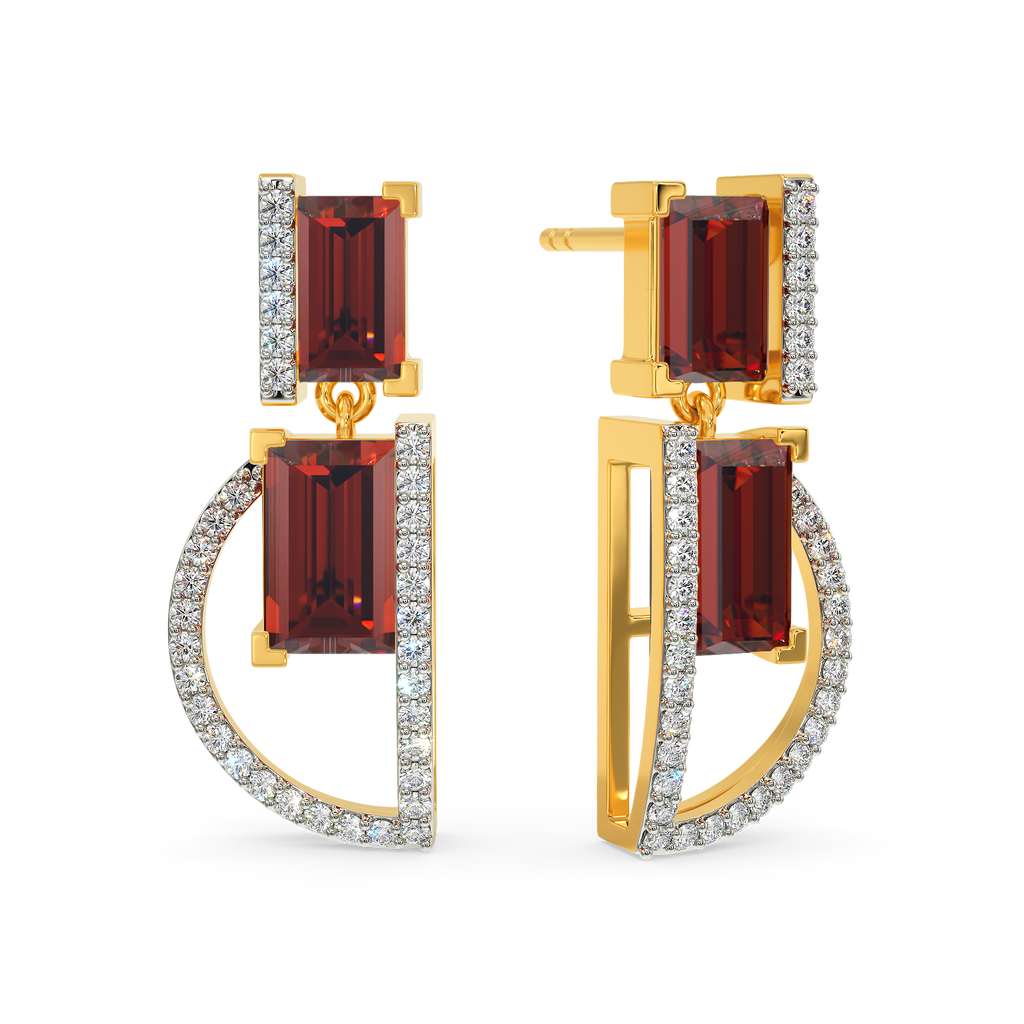 Red Desire Diamond Earrings