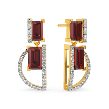 Red Desire Diamond Earrings