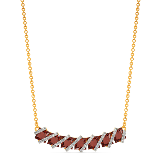 Red Dazzle Diamond Necklaces
