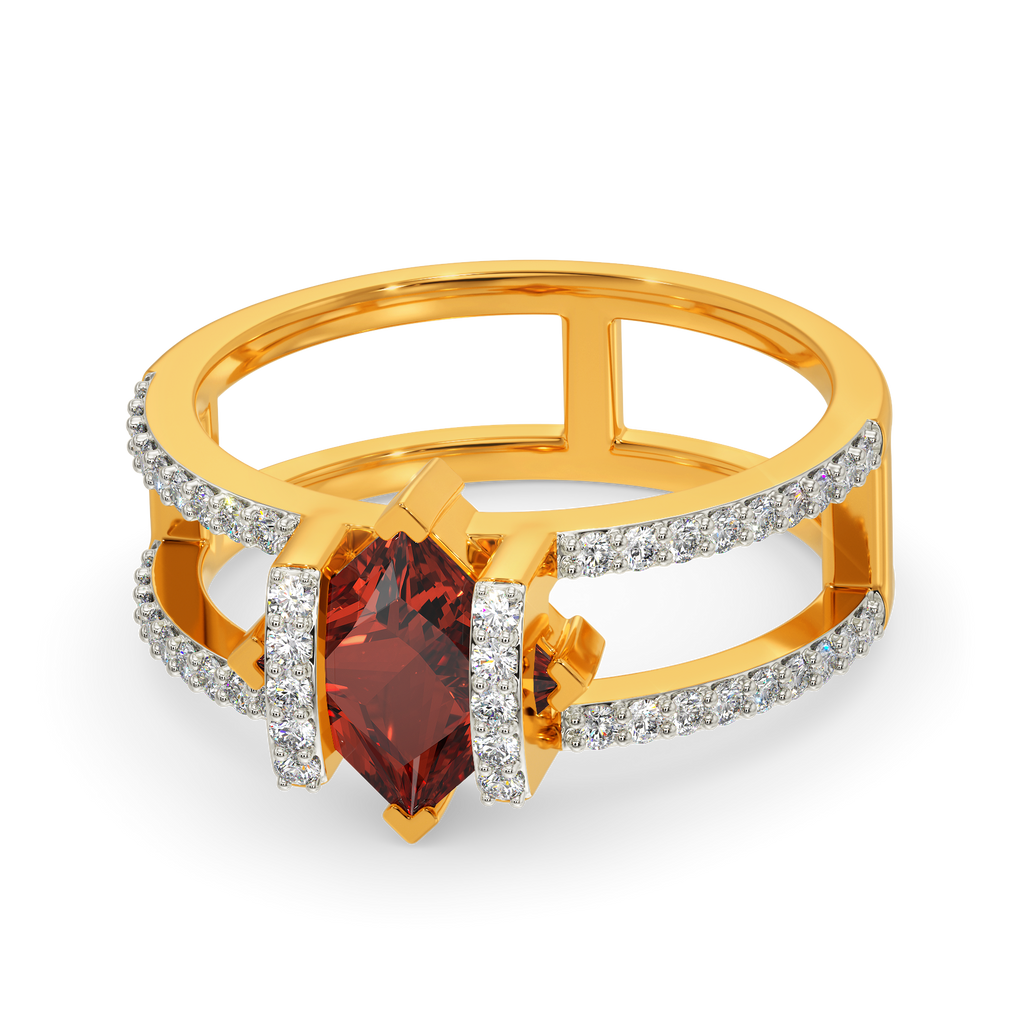 Red Vibe Diamond Rings