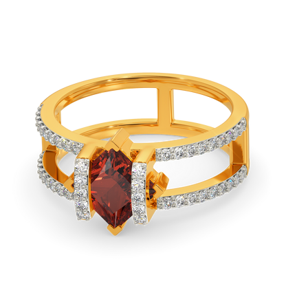 Red Vibe Diamond Rings