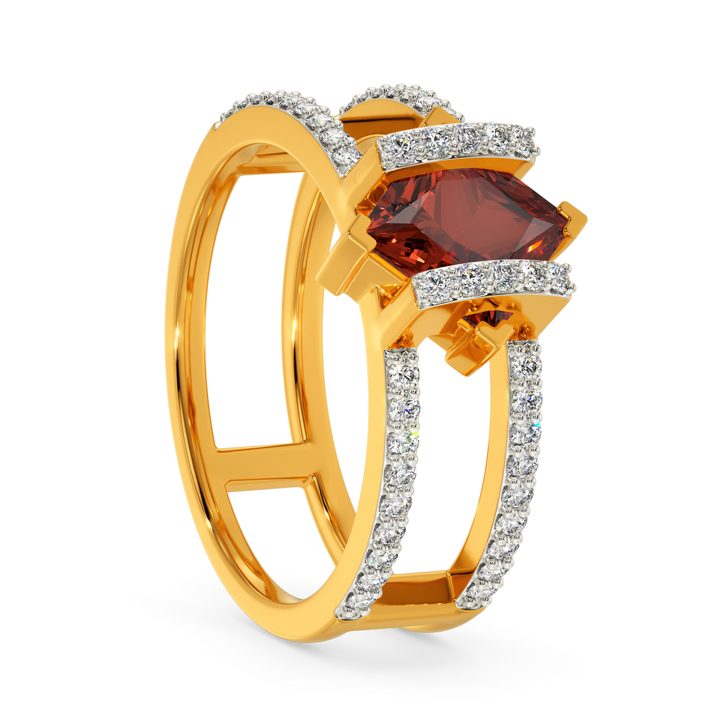 Red Vibe Diamond Rings