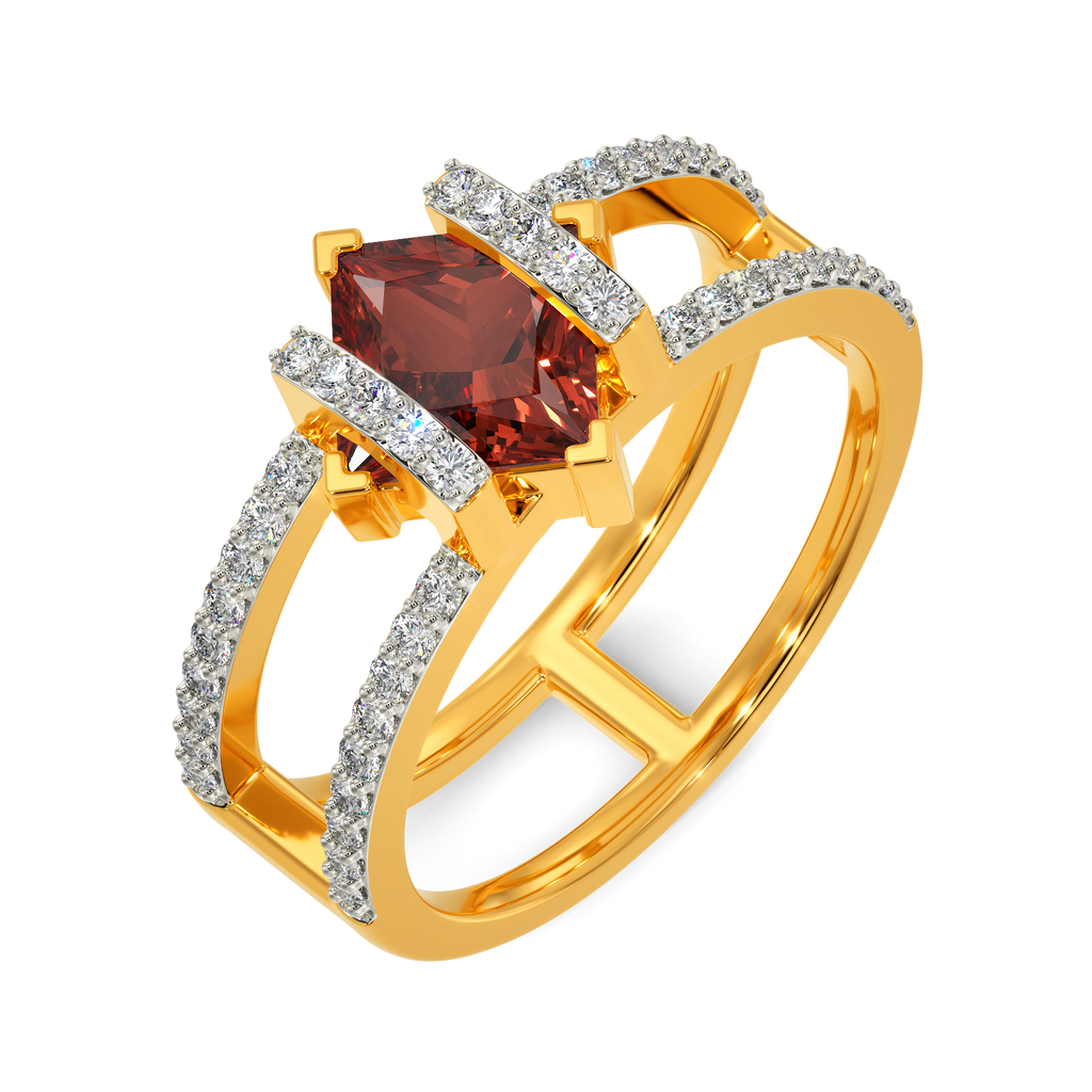 Red Vibe Diamond Rings