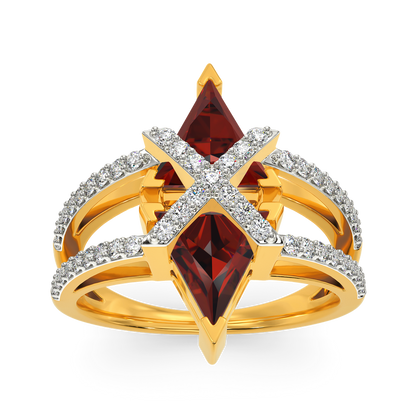 Red Blaze Diamond Rings