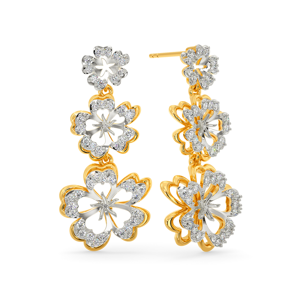Fleur Beauty Diamond Earrings