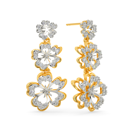 Fleur Beauty Diamond Earrings