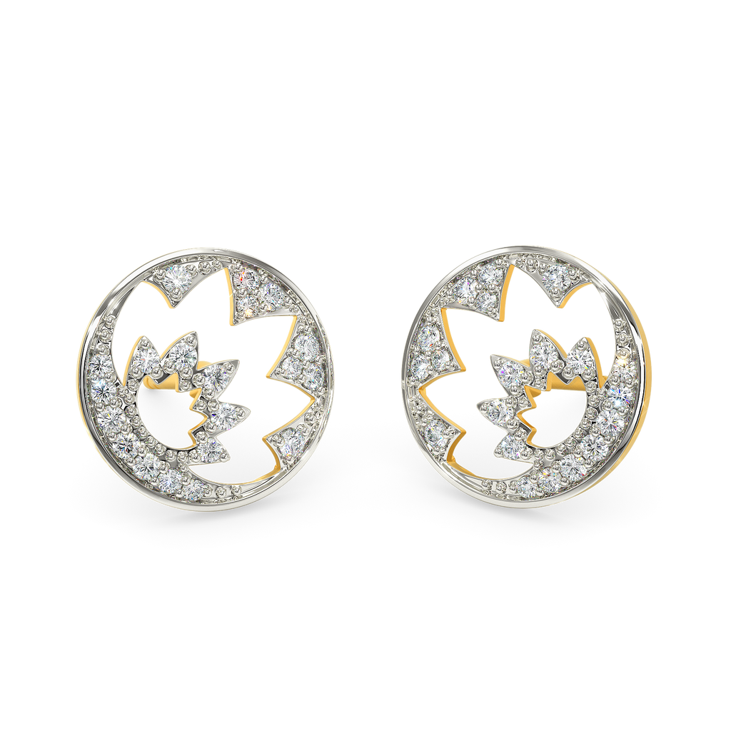 Dance Of The Flora Diamond Earrings