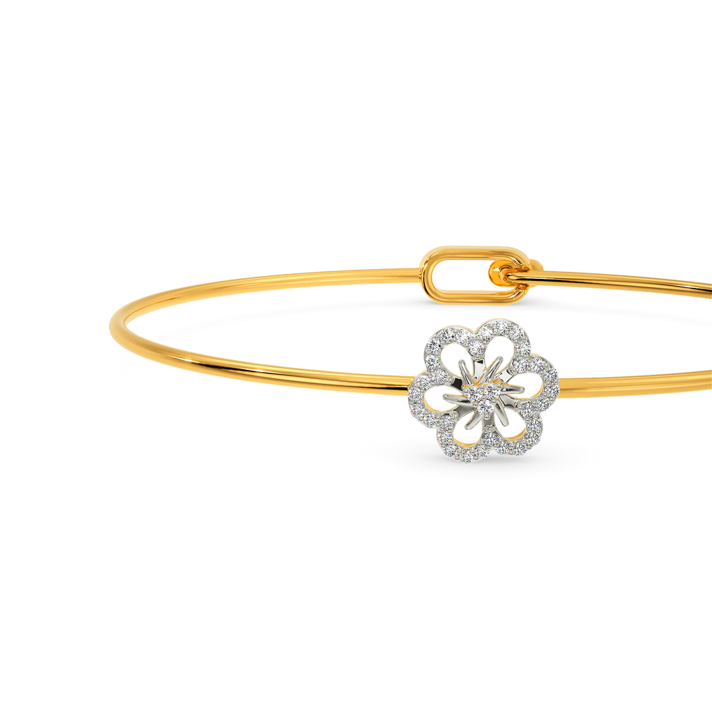 Magic Of Magnolia Diamond Bangles