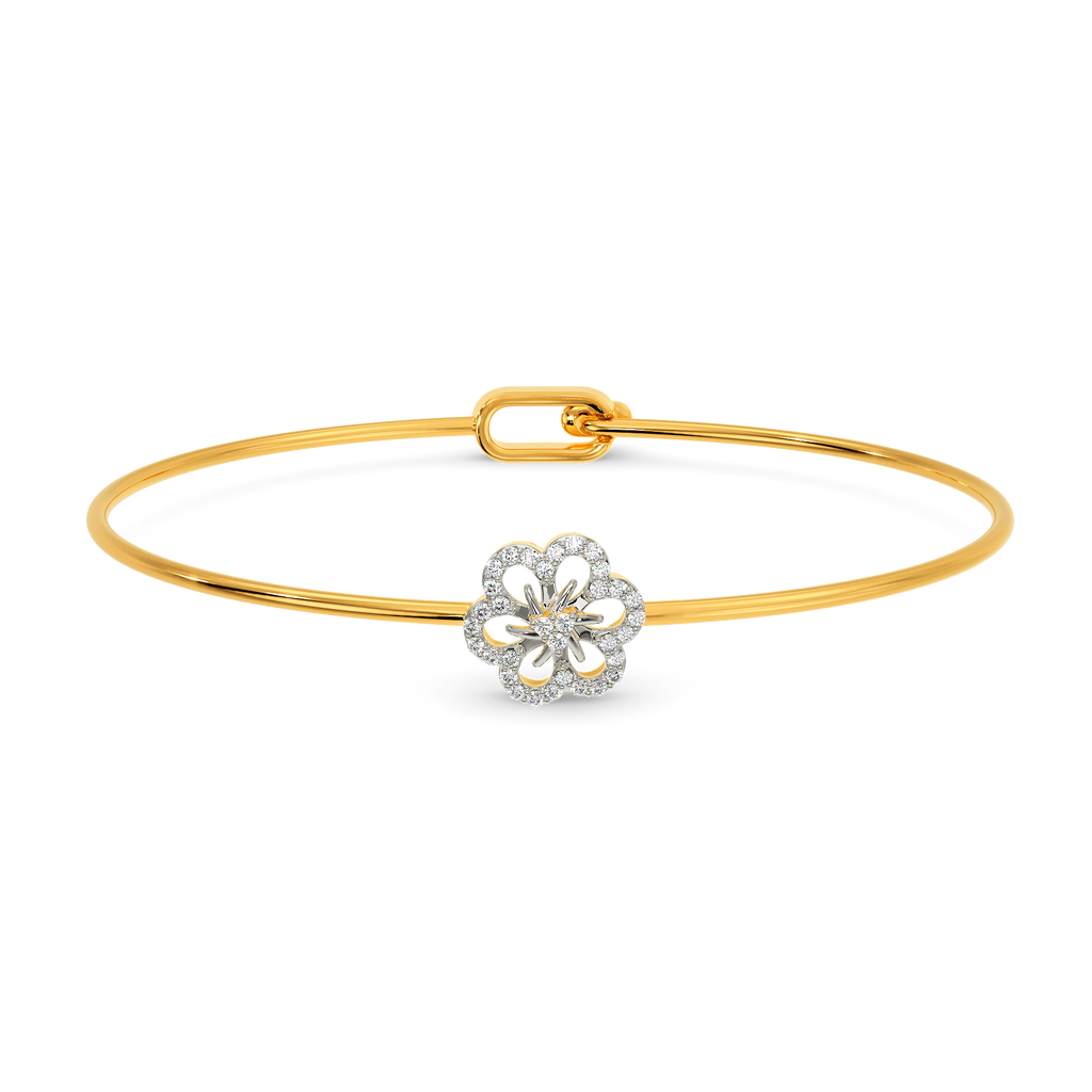 Magic Of Magnolia Diamond Bangles