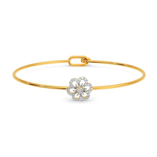 Magic Of Magnolia Diamond Bangles
