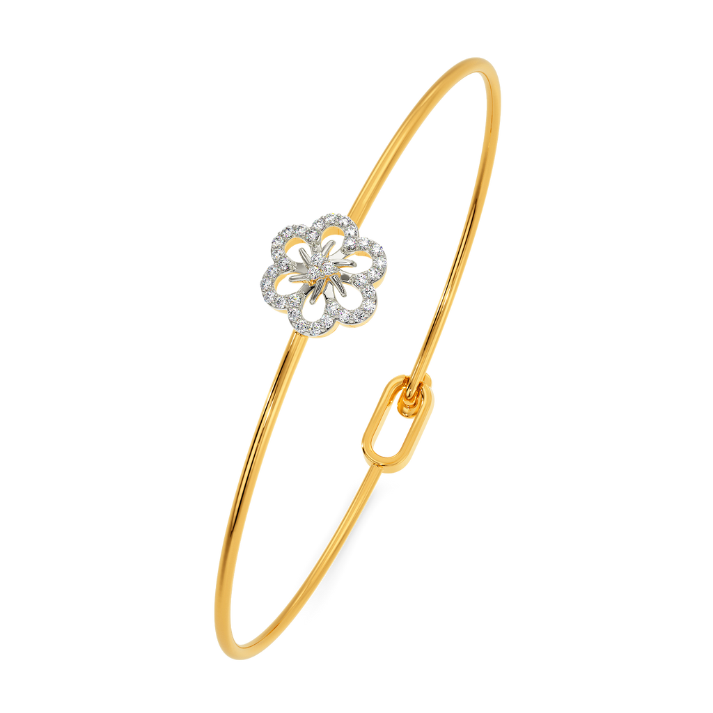 Magic Of Magnolia Diamond Bangles