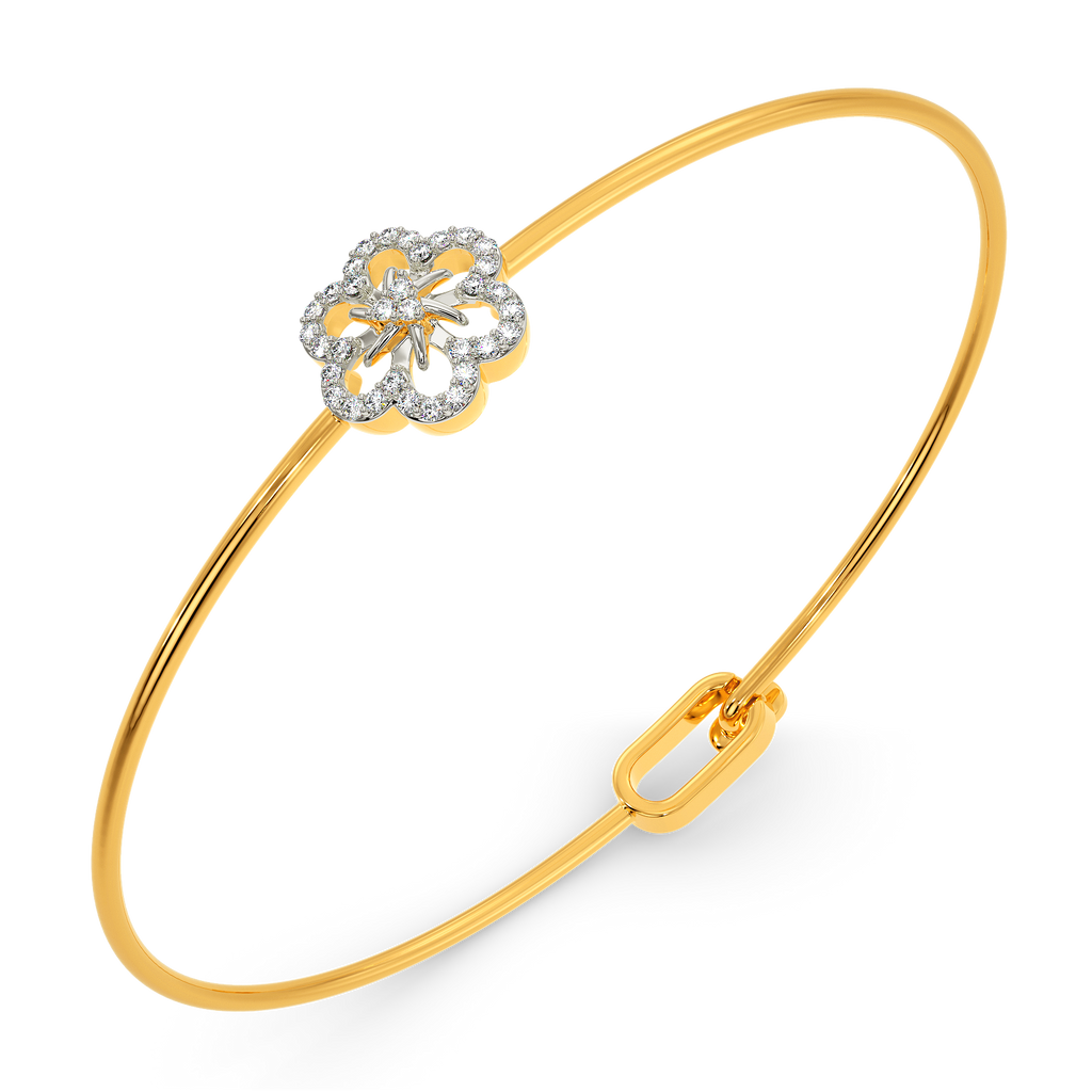 Magic Of Magnolia Diamond Bangles