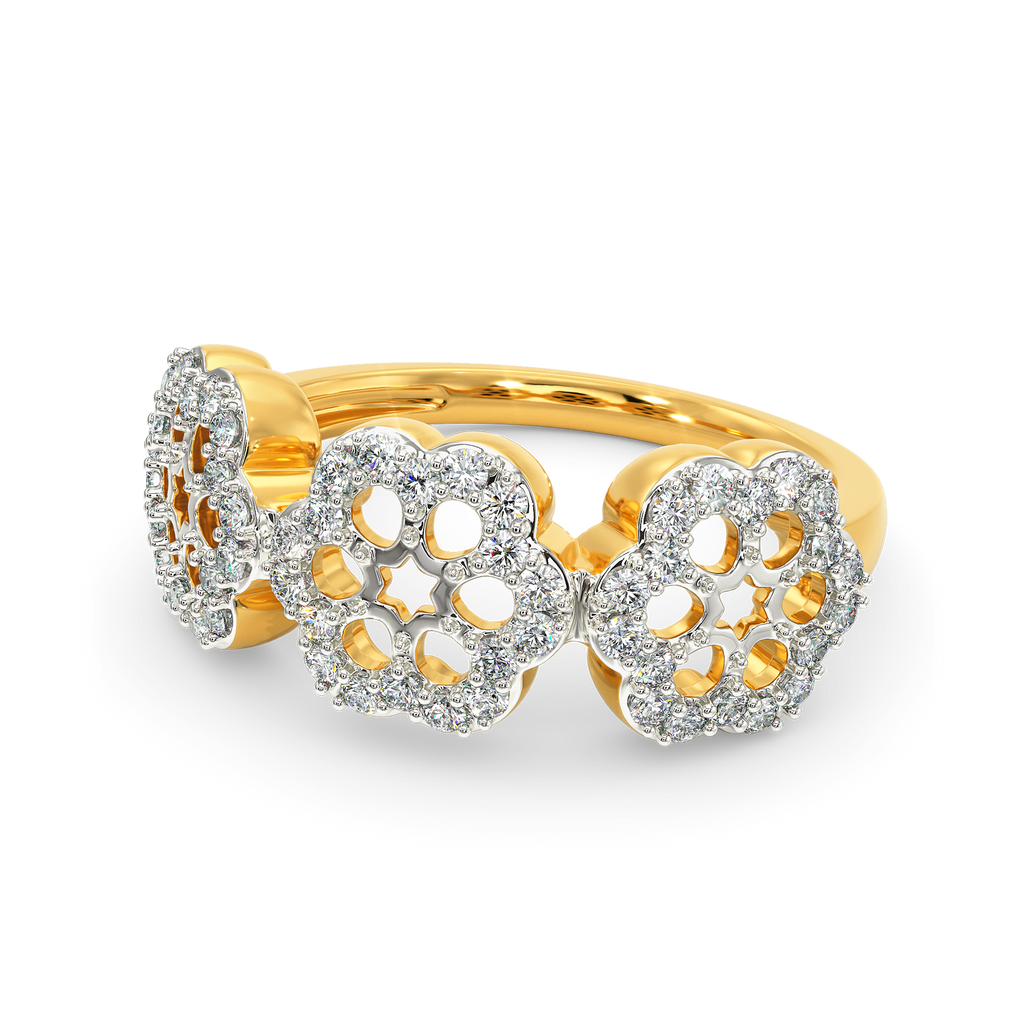 Gardenia Diamond Rings