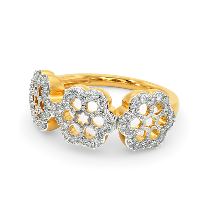 Gardenia Diamond Rings