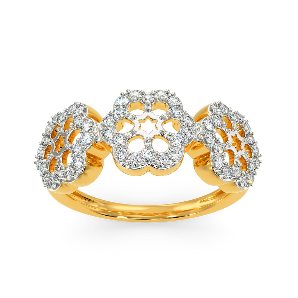 Gardenia Diamond Rings