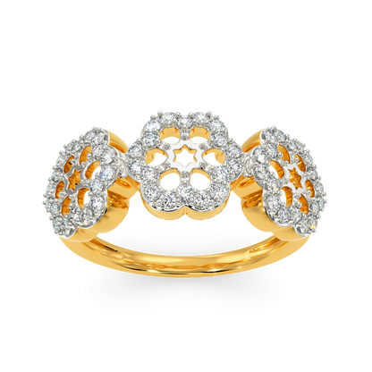 Gardenia Diamond Rings