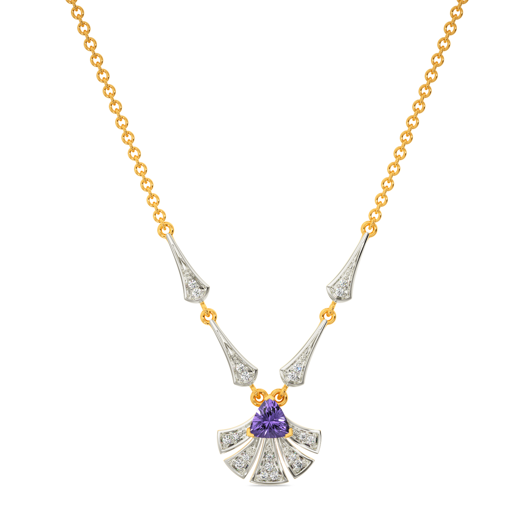 Purple Power Diamond Necklaces