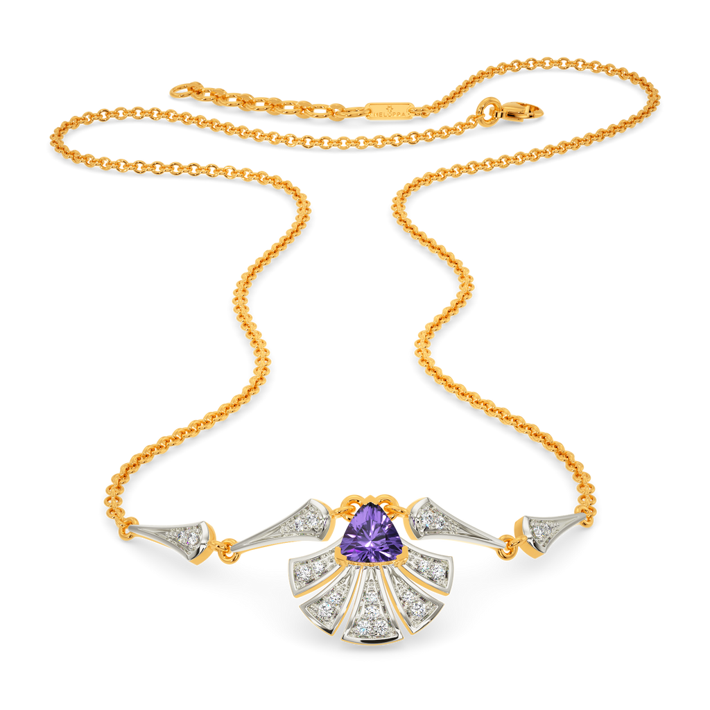 Purple Power Diamond Necklaces