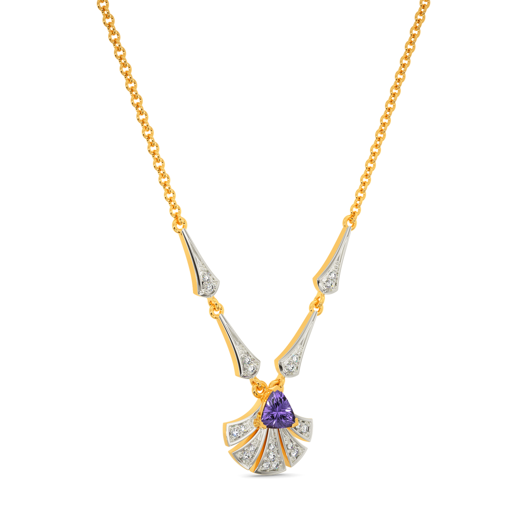 Purple Power Diamond Necklaces