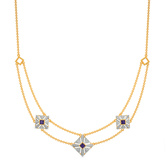 Purple Perfect Diamond Necklaces
