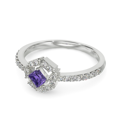 Ultra Violet Diamond Rings