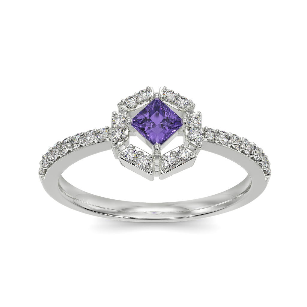 Ultra Violet Diamond Rings