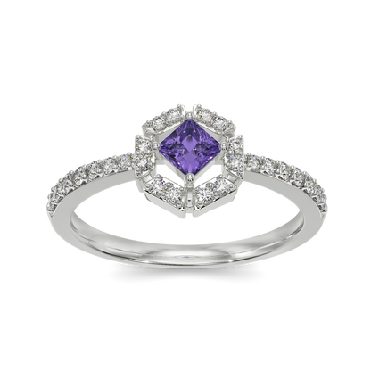 Ultra Violet Diamond Rings