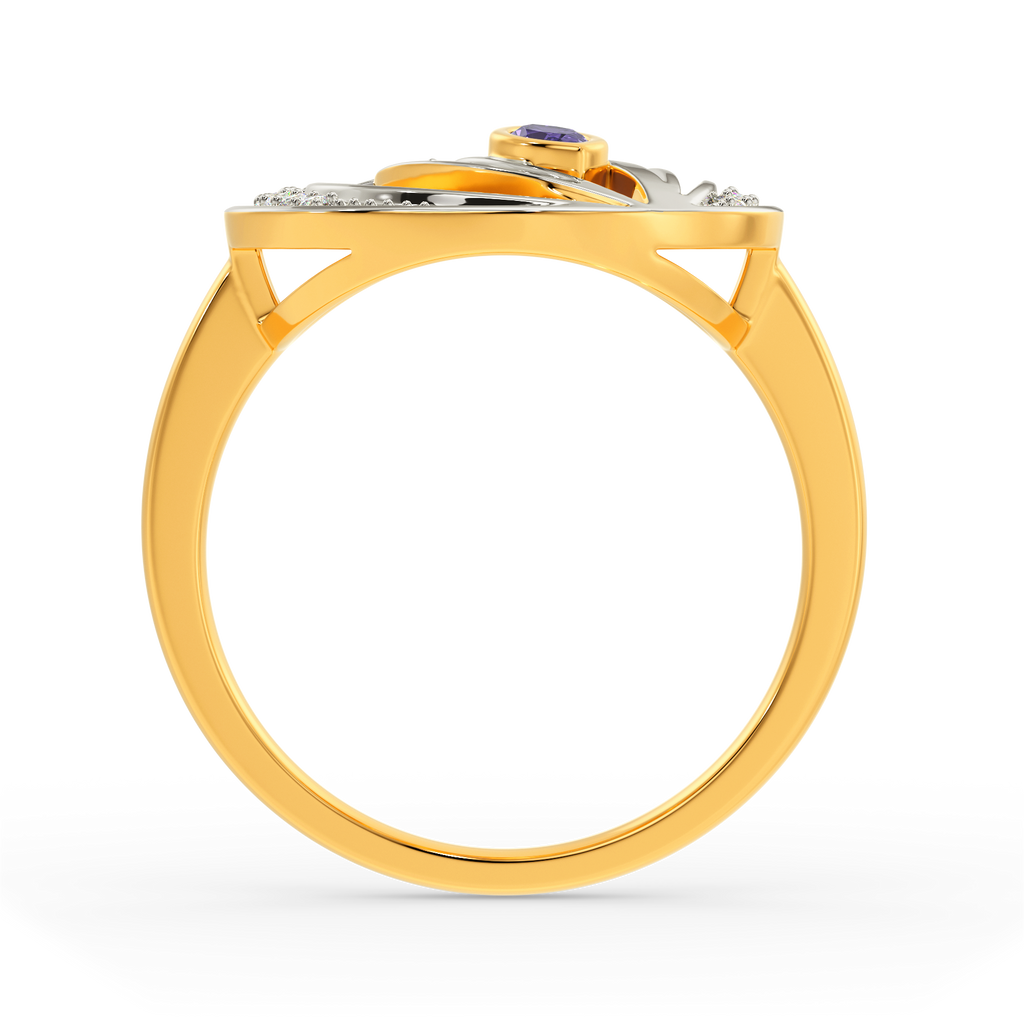 I See Purple  Diamond Rings