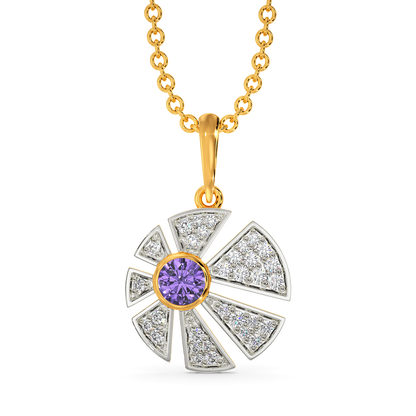 Viola Dreams Diamond Pendants