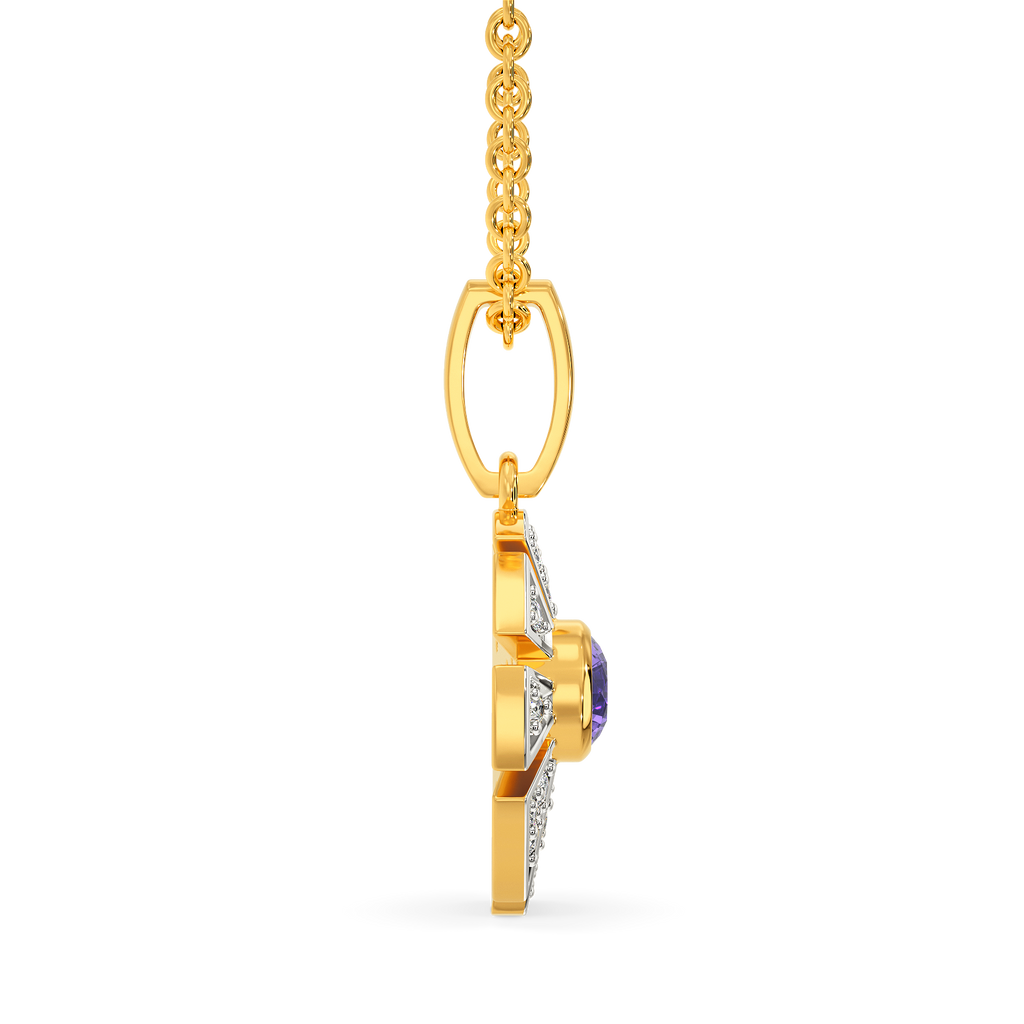 Viola Dreams Diamond Pendants