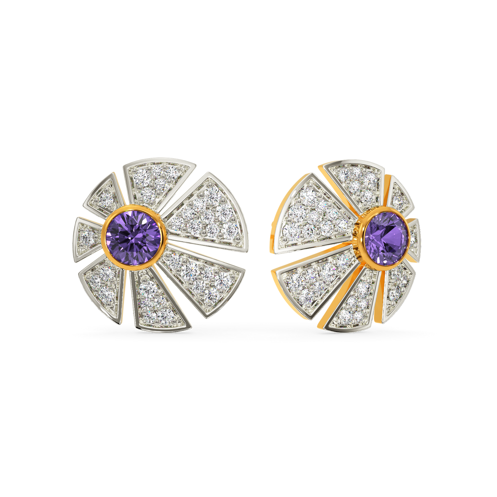 Viola Dreams Diamond Earrings