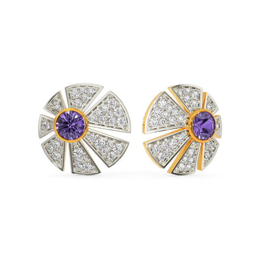 Viola Dreams Diamond Earrings