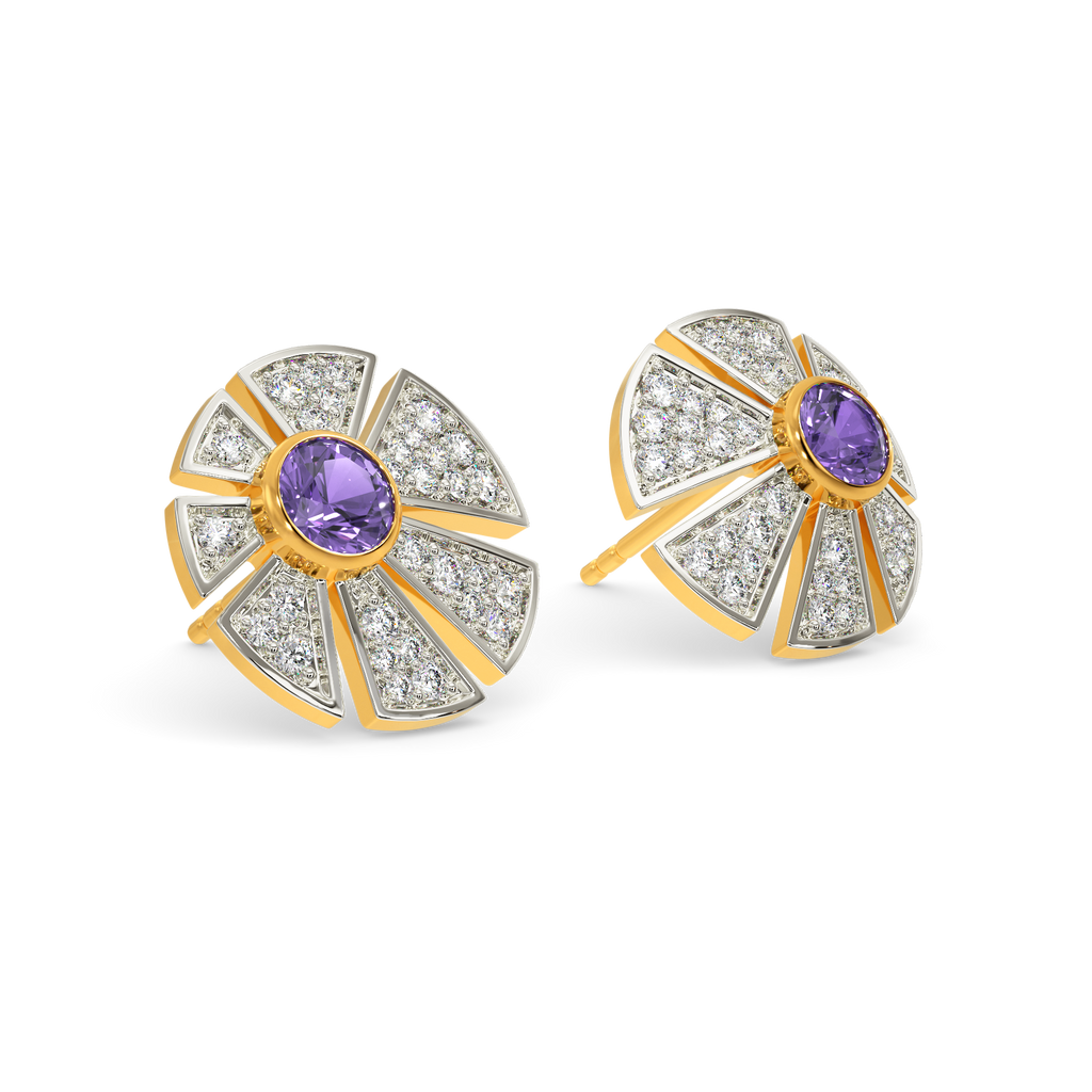 Viola Dreams Diamond Earrings