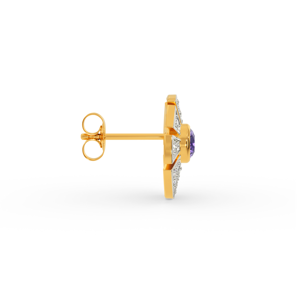 Viola Dreams Diamond Earrings