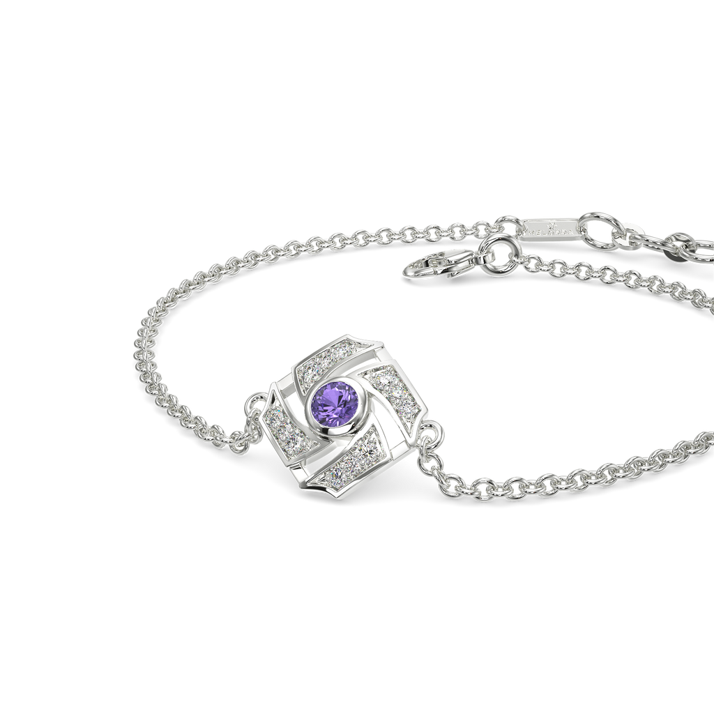 Violet Wonder Diamond Bracelets