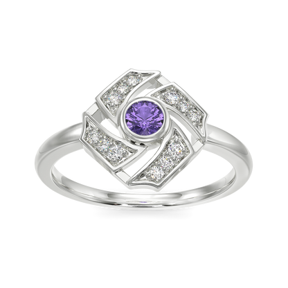 Violet Wonder Diamond Rings