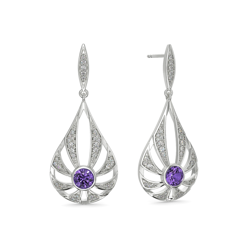 Glam On Diamond Earrings