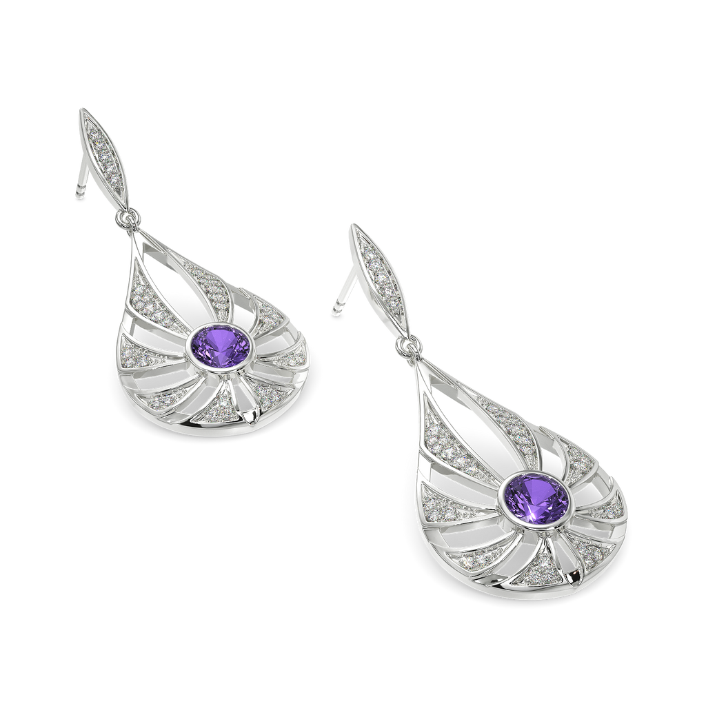 Glam On Diamond Earrings
