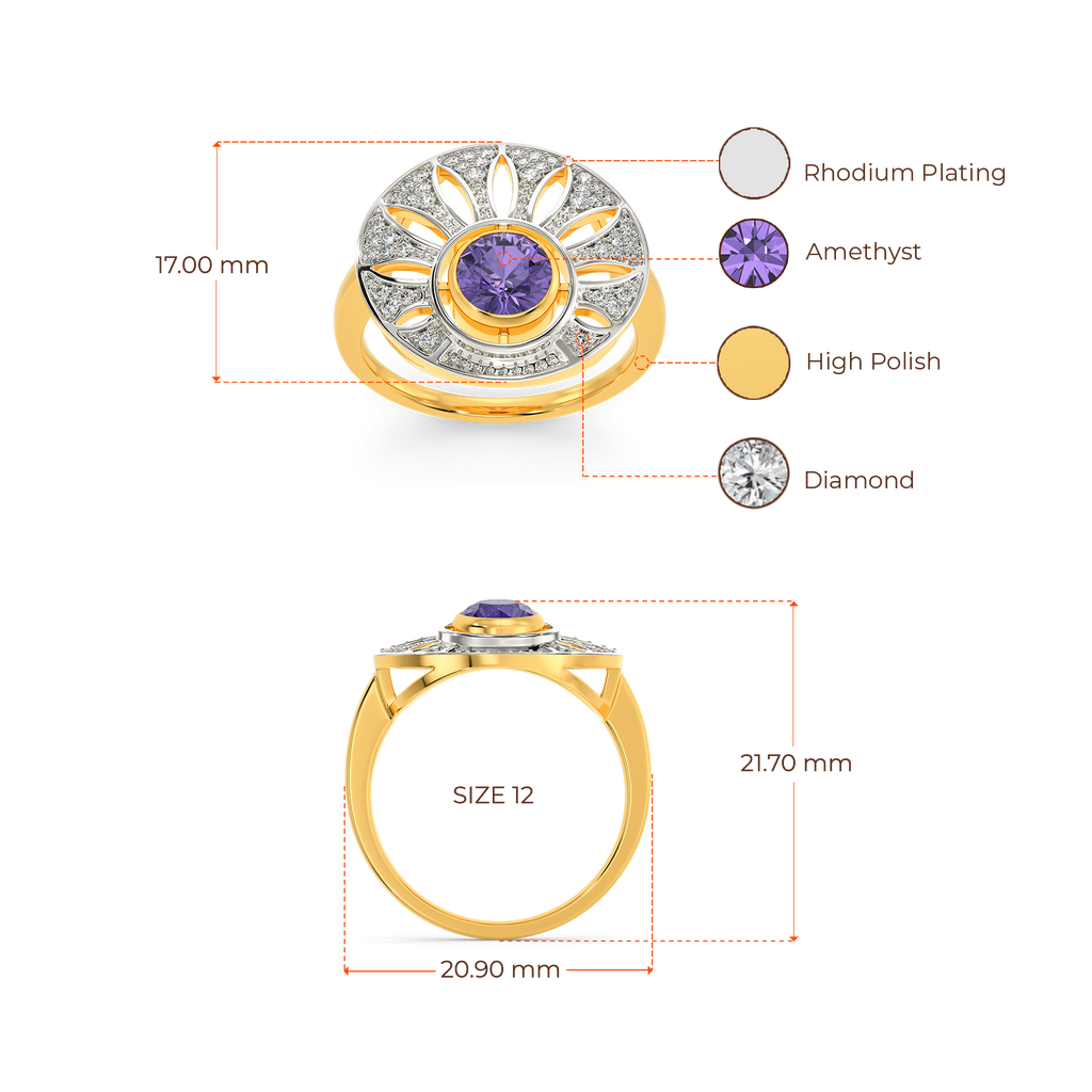 Glam On Diamond Rings