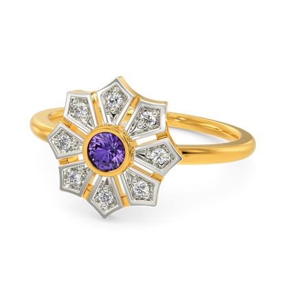 In A Purple Mood Diamond Rings