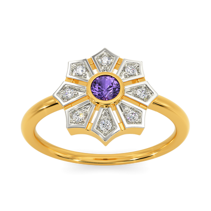 In A Purple Mood Diamond Rings