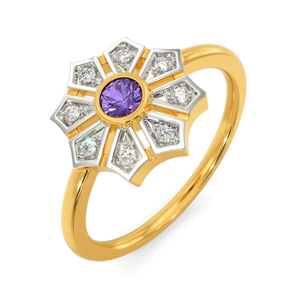 In A Purple Mood Diamond Rings