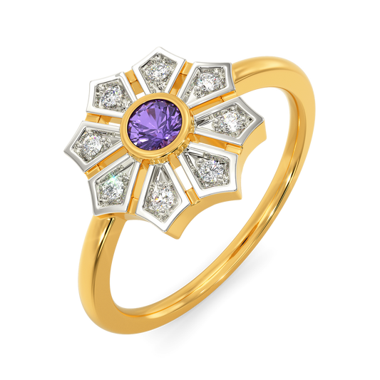 In A Purple Mood Diamond Rings