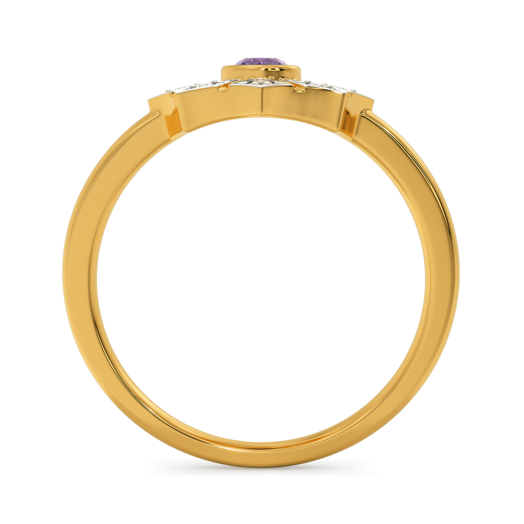 In A Purple Mood Diamond Rings
