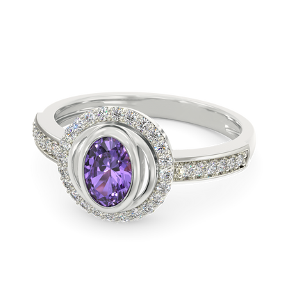 Purple Saga Diamond Rings